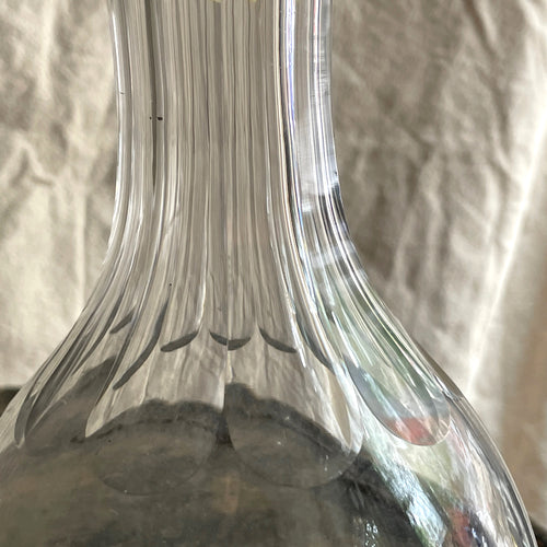 19th Century French Glass Carafe (#9)