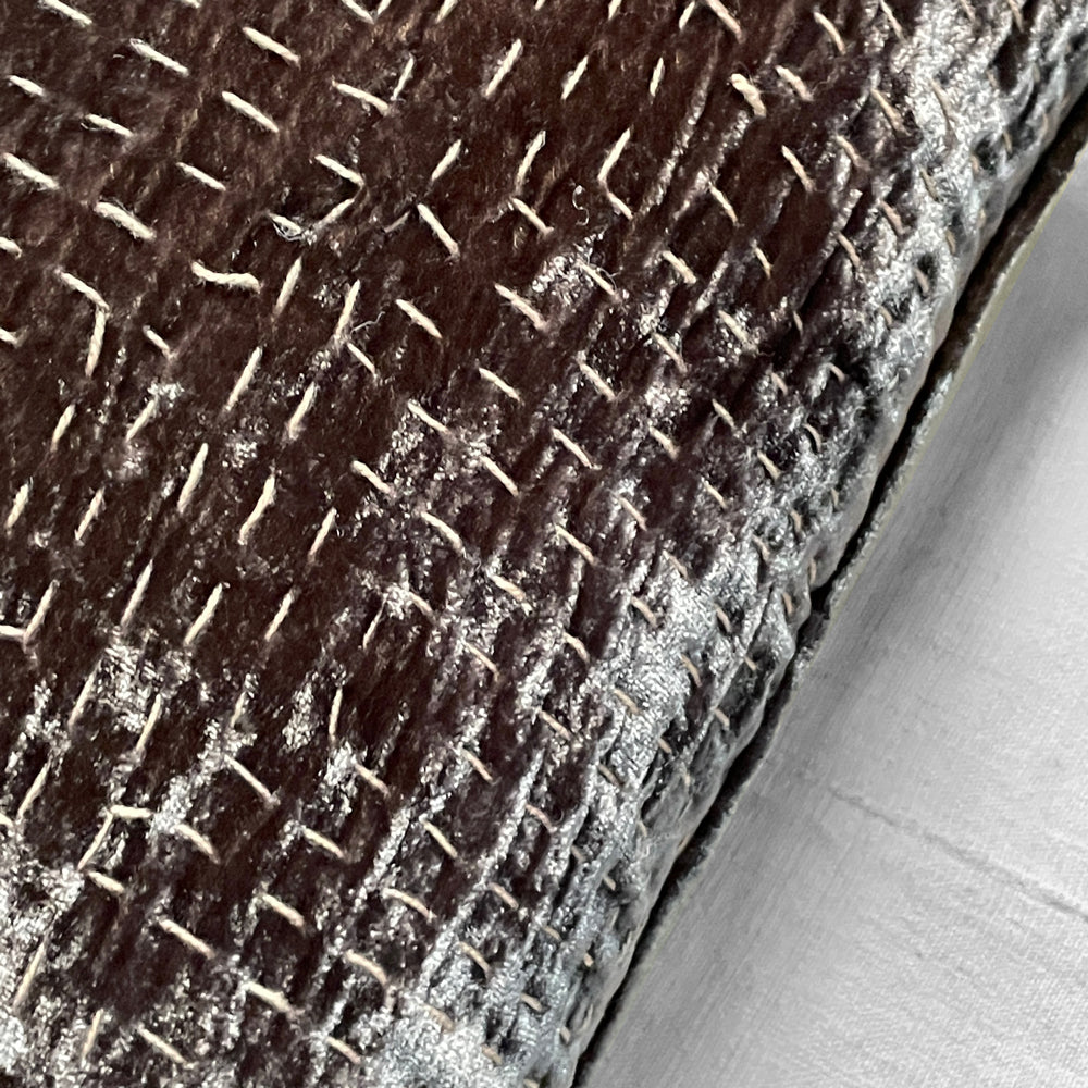 Metril Silk Velvet Cushion in Graphite