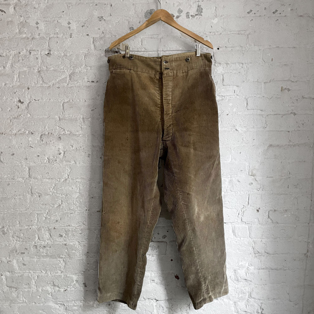 Antique French Corduroy Pants (No.1)