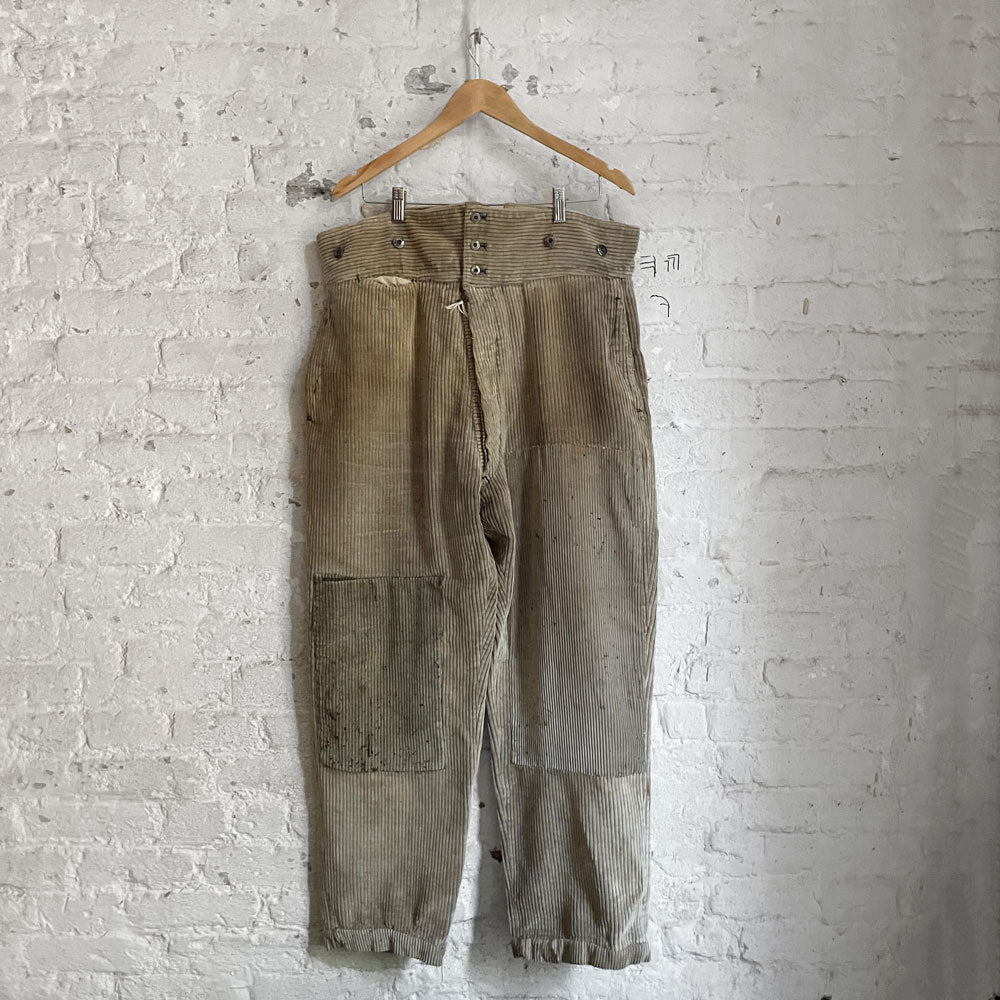 French vintage] 1940´s corduroy pants-