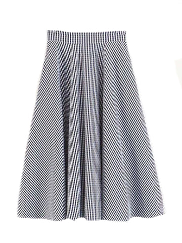 Shop the latest Pencil Asymmetrical A-line Denim Neoprene Flared Skirt