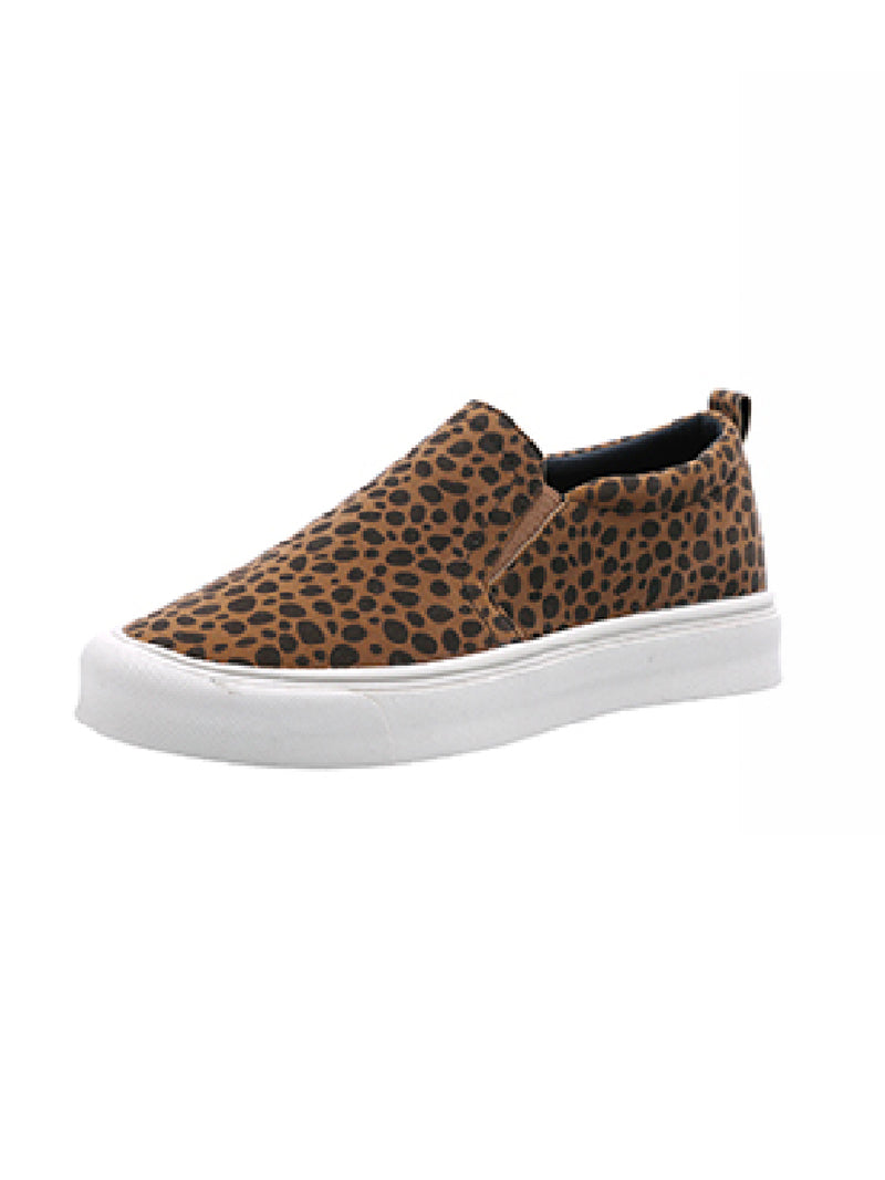 leopard slip on sneaker