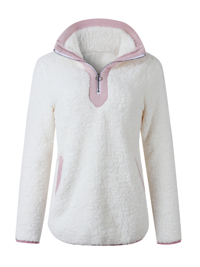 colorful fleece pullover