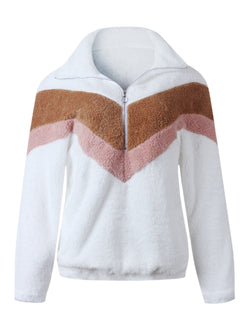 colorful fleece pullover