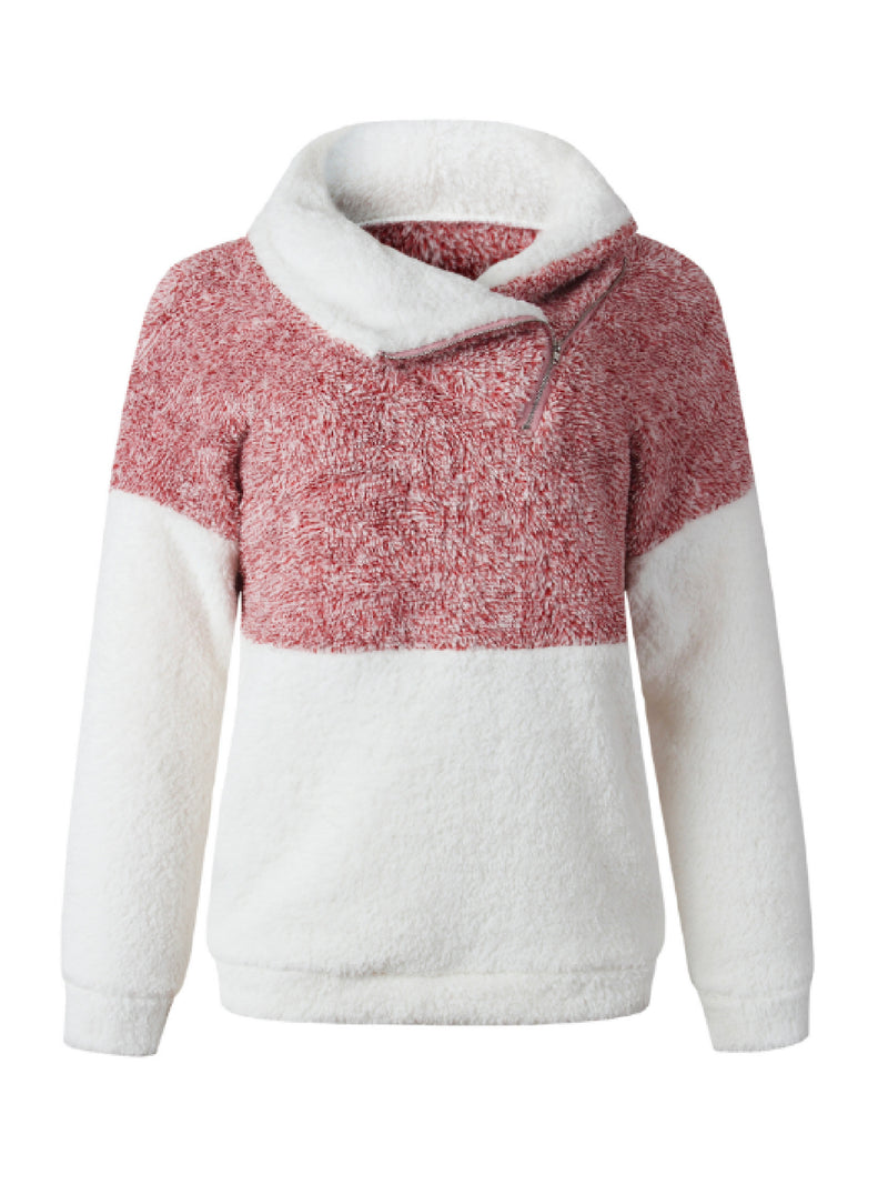 colorful fleece pullover