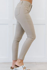 'Kate' Hyper-Stretch Mid-Rise Skinny Jeans