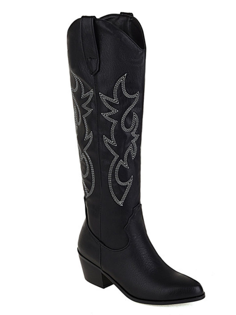 cowgirl boots knee high