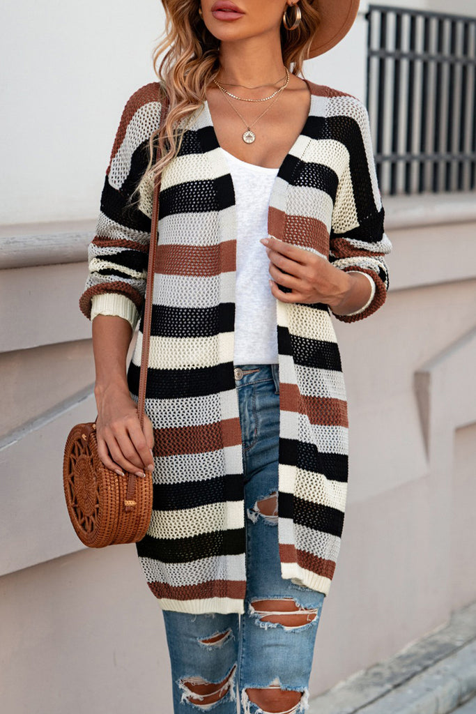 Full Size Striped Sleeveless V-Neck Top – Goodnight Macaroon