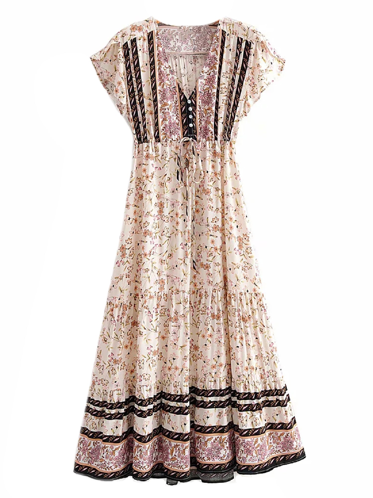 bohemian floral dress