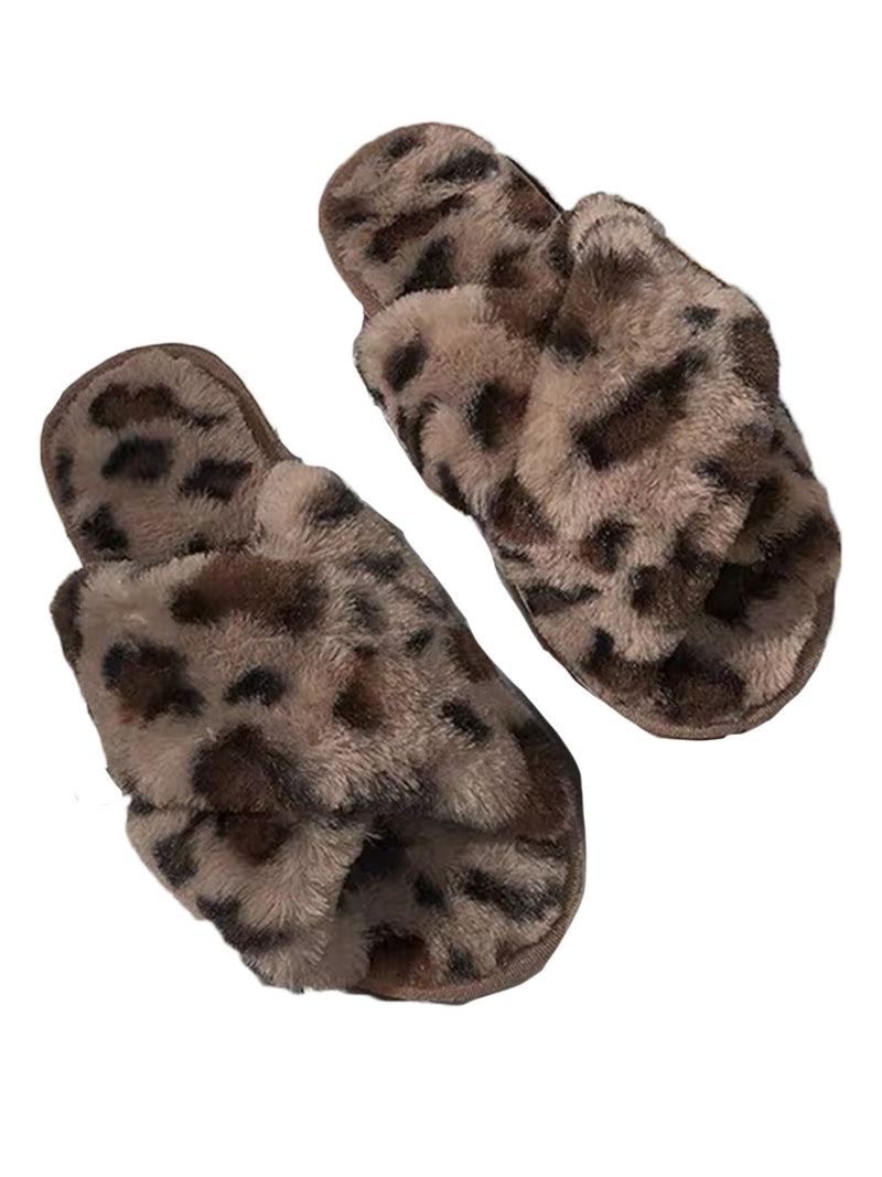 slipper animal print