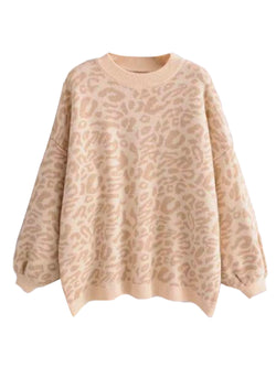 leopard print sweater