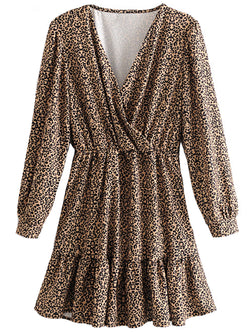 leopard print dress top