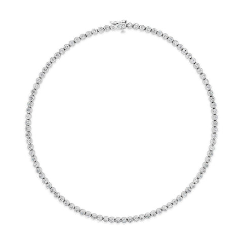 Diamond Tennis Necklace ( ct.) in 14K Gold | Capucelli