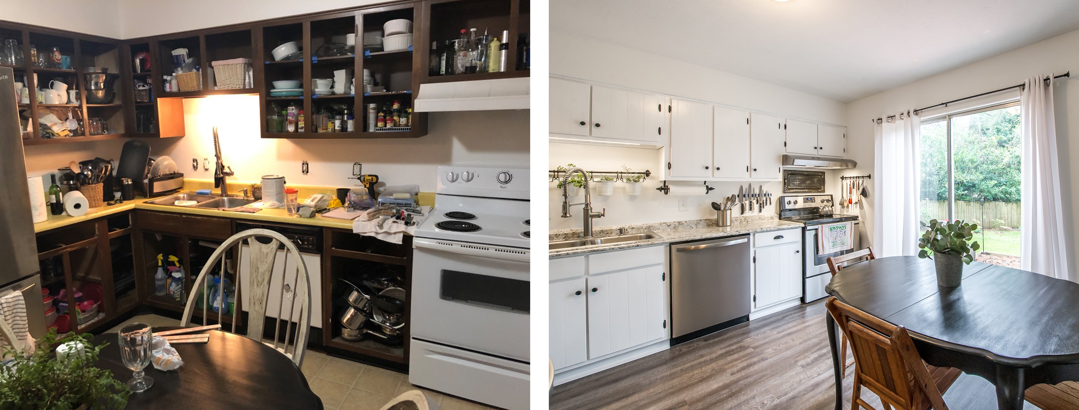 Before and After Kitchen - Melissa Colson
