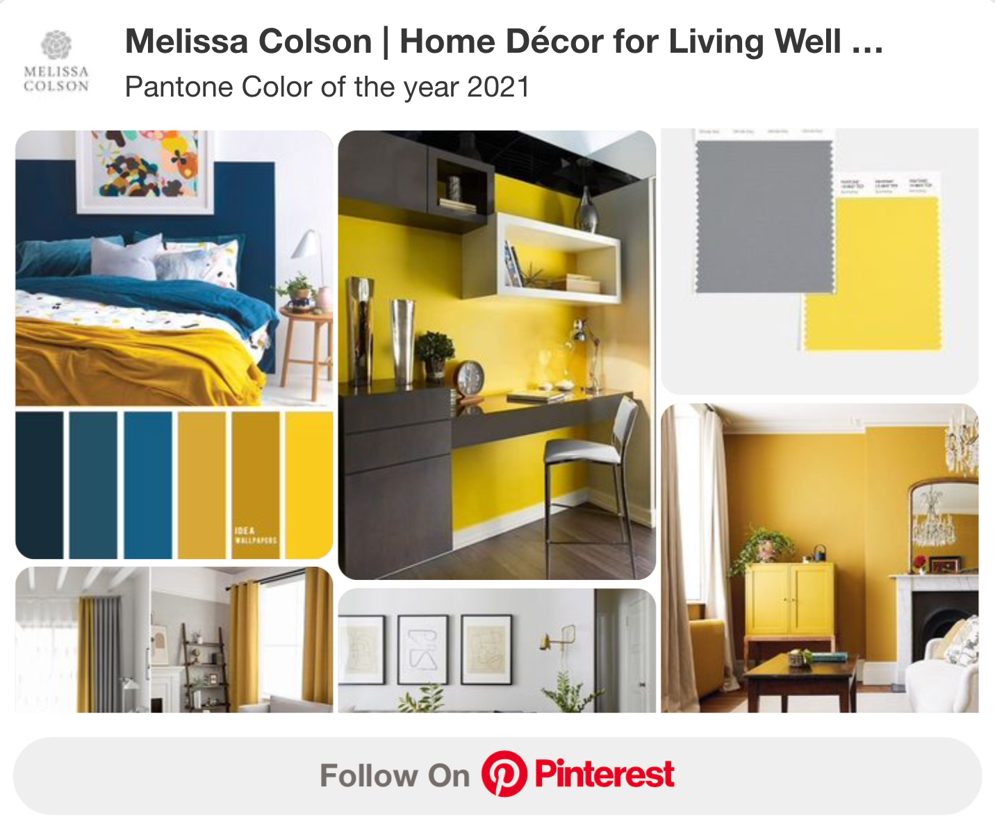 Color of the Year Inspration Board