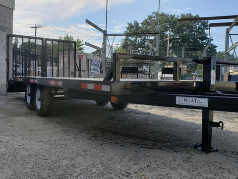 custom built deck over trailer