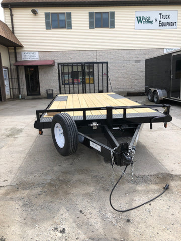 custom built deck over trailer