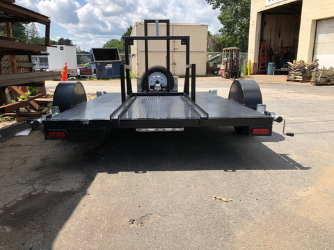 Custom built single axle utility trailer 