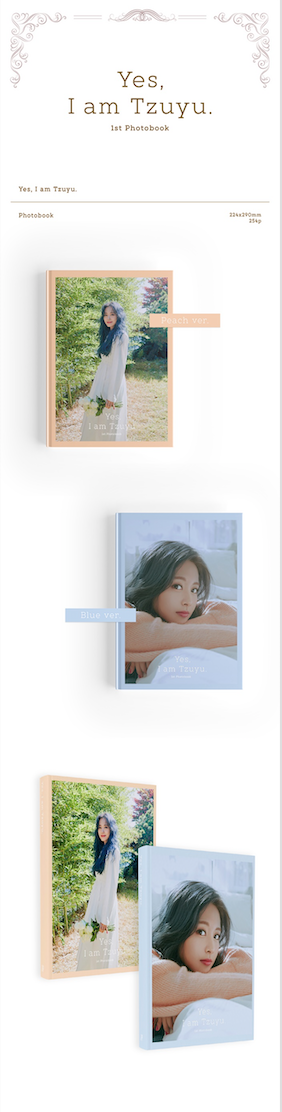 TZUYU - YES, I AM TZUYU. (1ST PHOTOBOOK) – SSKpopstore