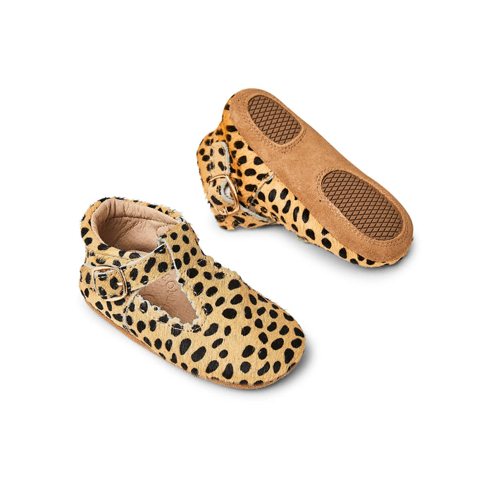 Cheetah Print Baby T Bars Soft Sole Leather | Baby & Toddler Shoes ...