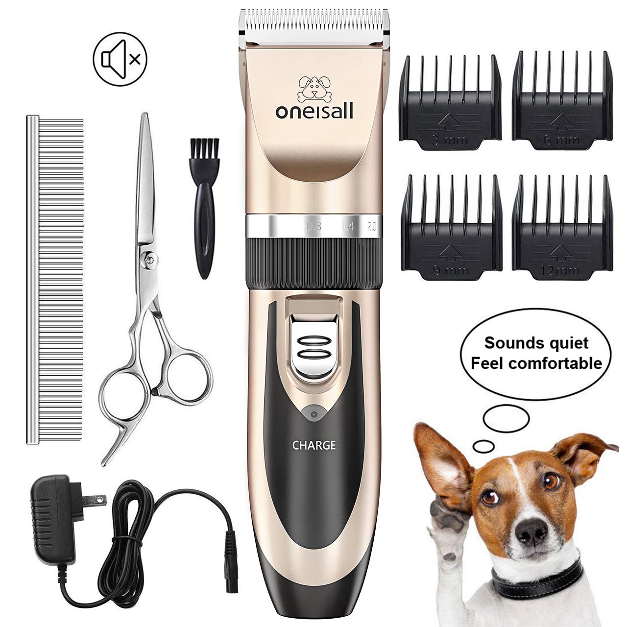 noiseless dog clippers