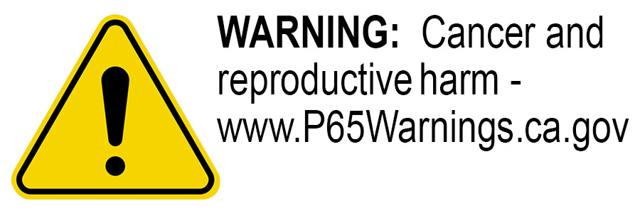 Prop 65 Warning Label