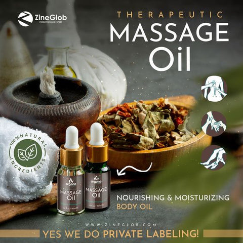 RELAXING MASSAGE OIL WITH ARGAN
