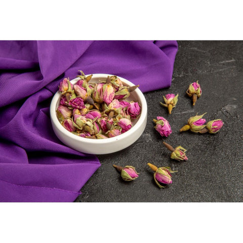 DRIED DAMASK ROSE BUDS