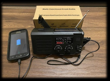 Emergency set CB-Premium: CB radio + crank radio
