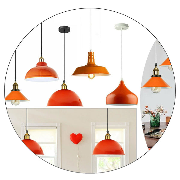 retro orange light shade