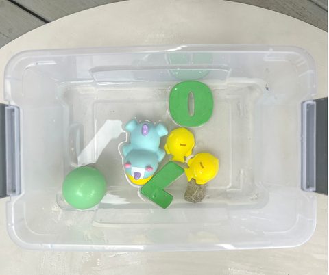 kids activity stem, sink or float