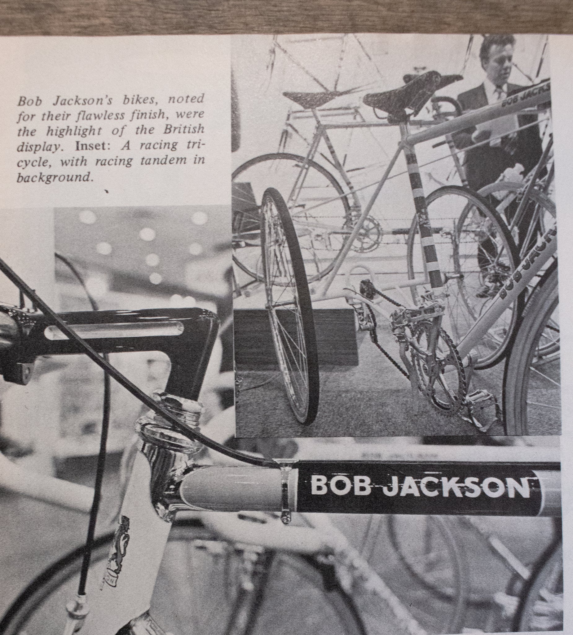 Bob Jackson Vintage Racing Bike International Cycle Show 1970s