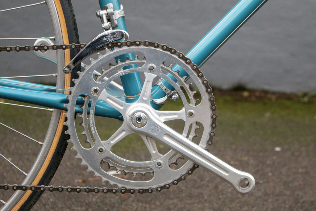Campagnolo Record 1960s Chainset 151 BCD - 1966 Gazelle Race Steel Vintage Road Bike - Pedal Pedlar