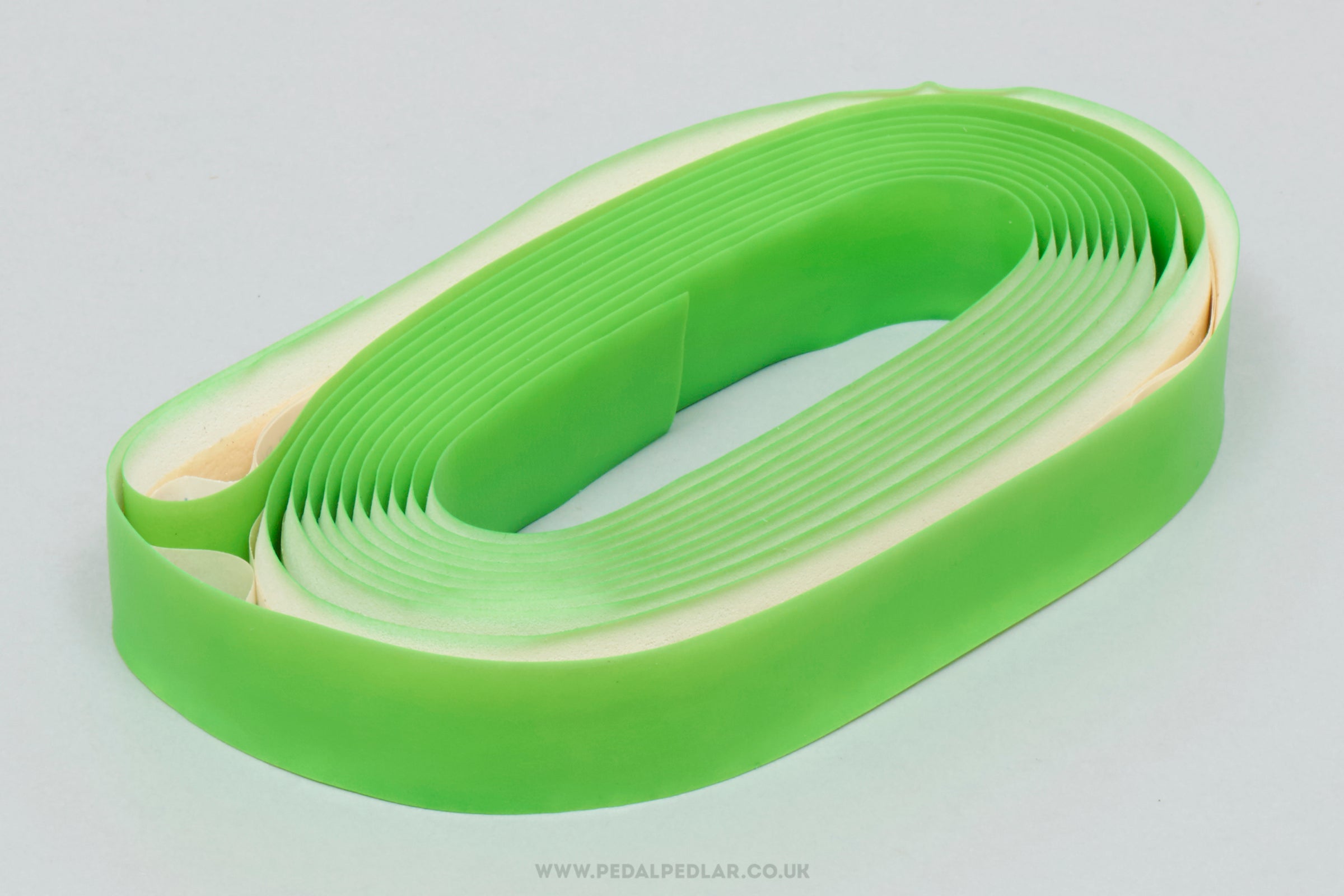 GES Fluor Ribbon NOS/NIB Vintage Neon Green Vinyl Handlebar Tape - Pedal Pedlar - Buy New Old Stock Bike Parts