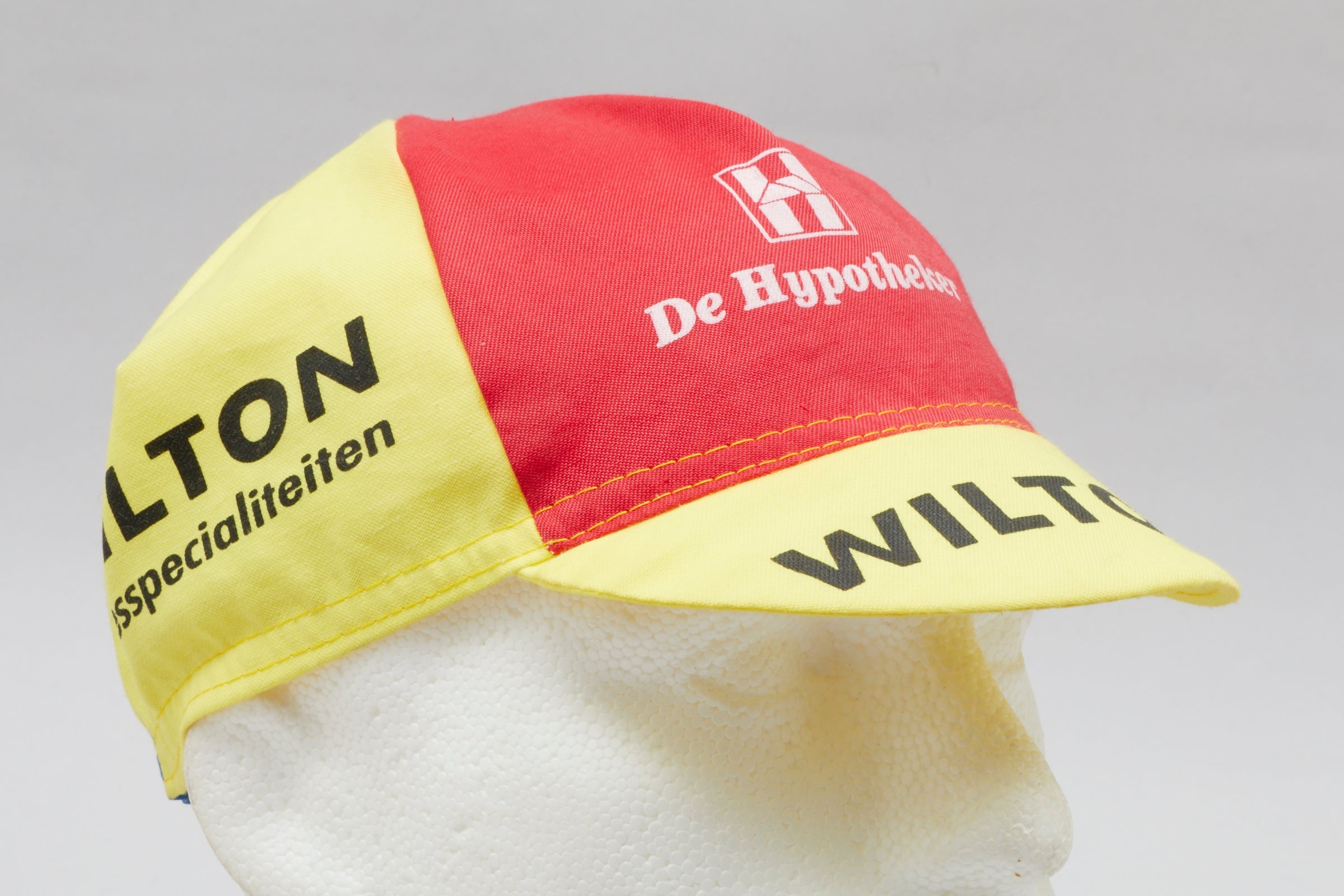 Wilton - Snel - De Hypotheker NOS Classic Cotton Cycling Cap - Pedal Pedlar - Buy New Old Stock Clothing
