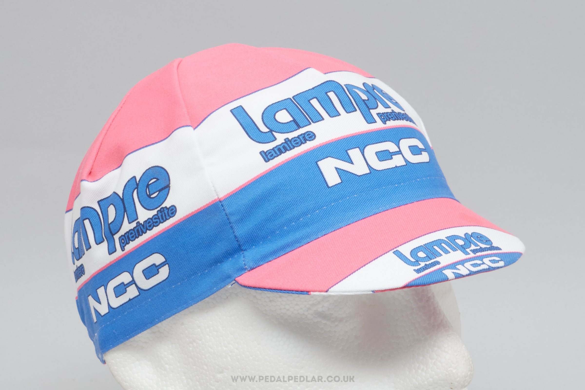 Lampre - NGC NOS Classic Cotton Cycling Cap - Pedal Pedlar - Buy New Old Stock Clothing