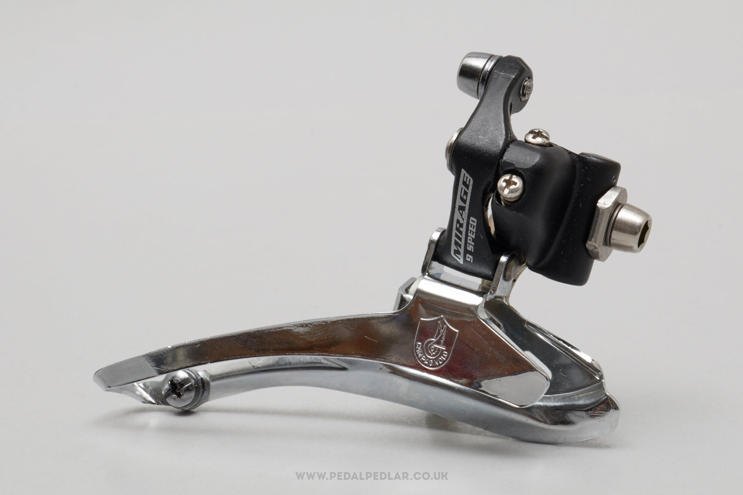 Campagnolo Mirage (FD4-MIB2) 9 Speed NOS Classic Braze-On Front Derailleur - Pedal Pedlar - Buy New Old Stock Bike Parts