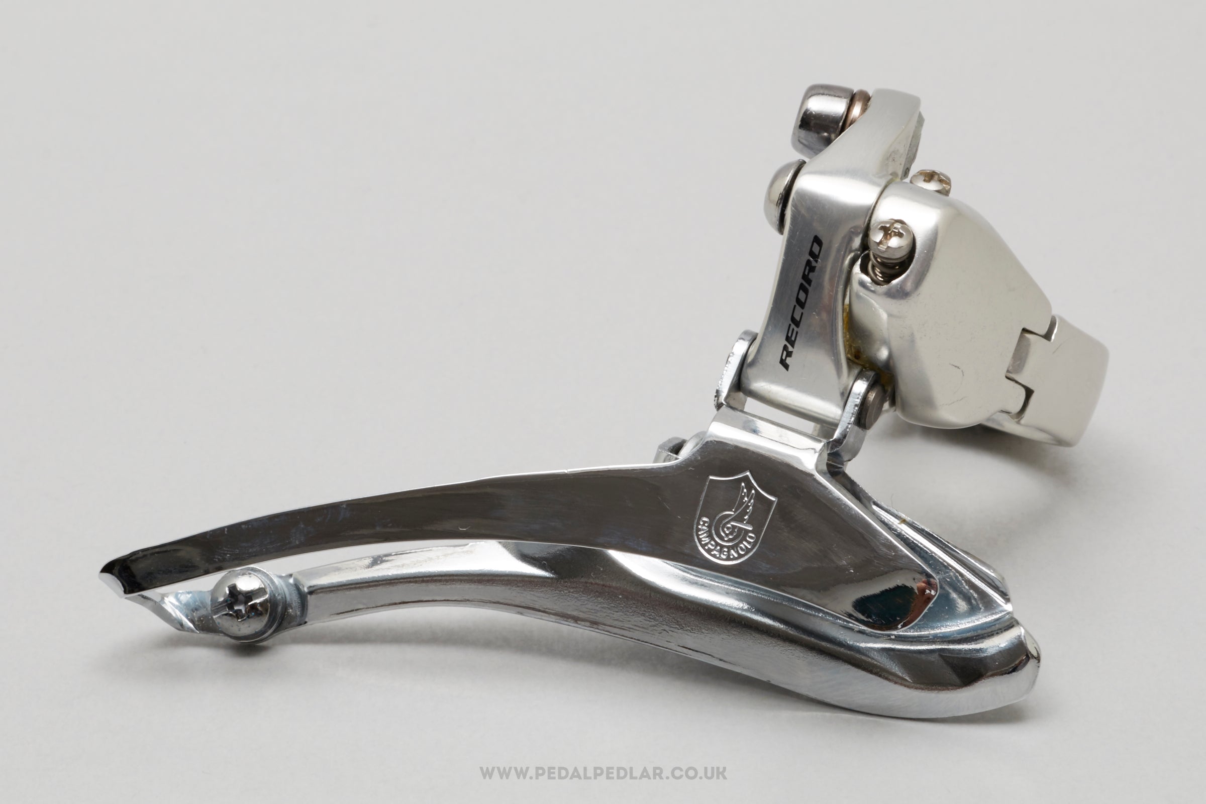 Campagnolo Record (FD-02FRE) NOS Classic Clamp-On 32.0 mm Front Derailleur - Pedal Pedlar - Buy New Old Stock Bike Parts