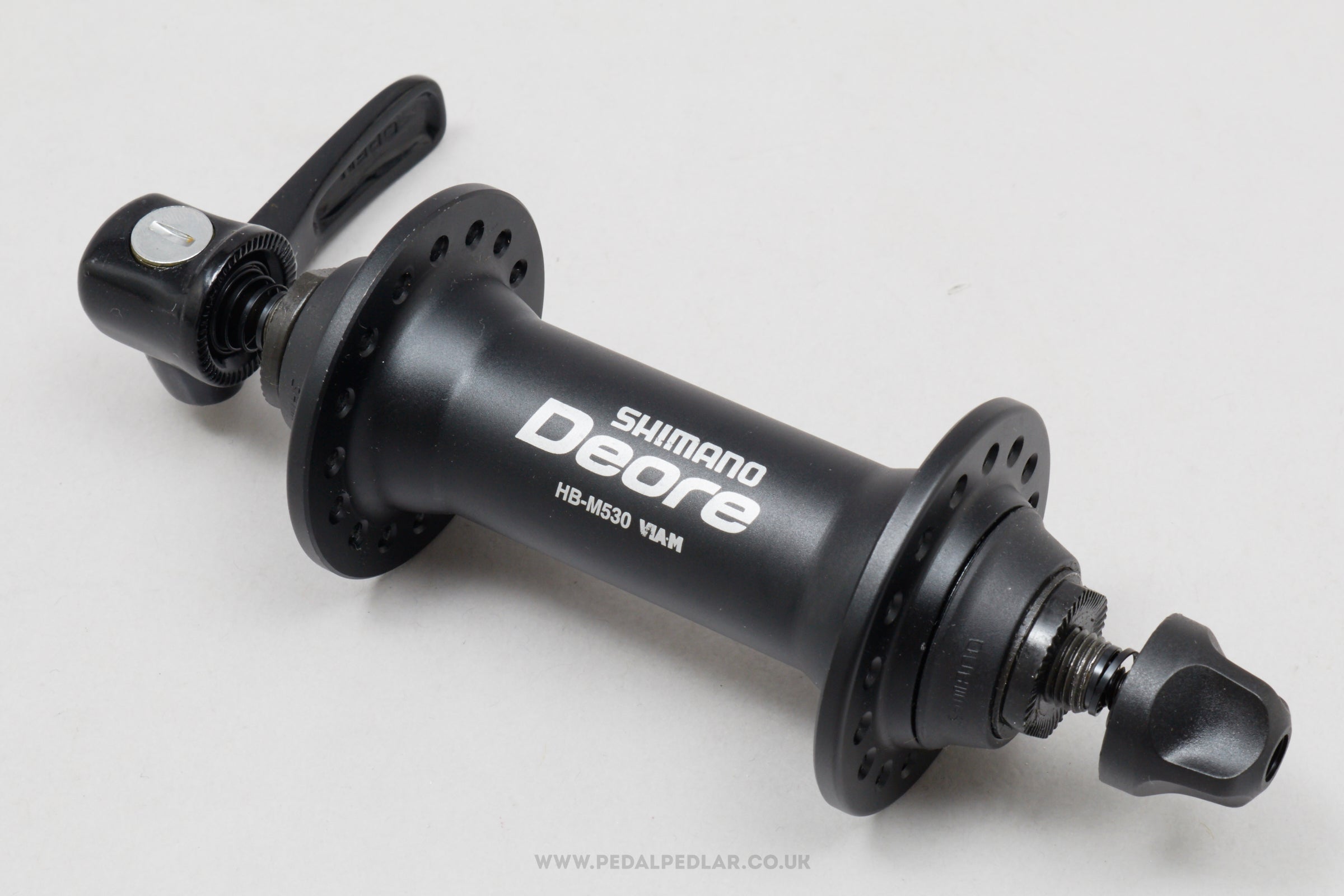 Shimano Deore (HB-M530) Black NOS Classic 32h Front Hub - Pedal Pedlar - Buy New Old Stock Bike Parts