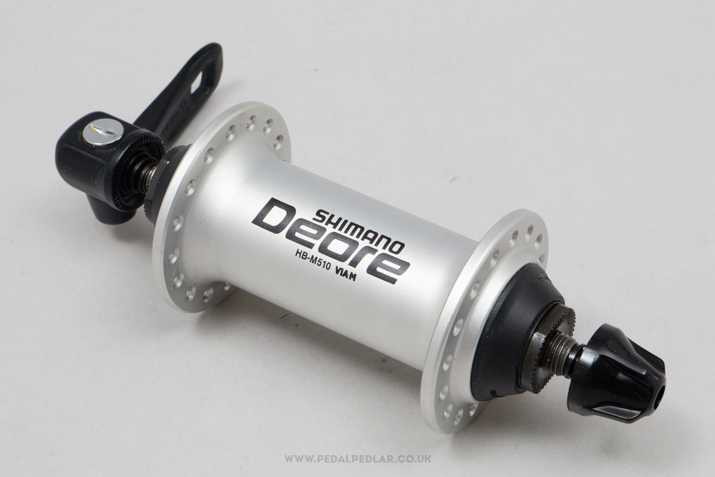 Shimano Deore (HB-M510) Silver NOS Classic 32h Front Hub - Pedal Pedlar - Buy New Old Stock Bike Parts