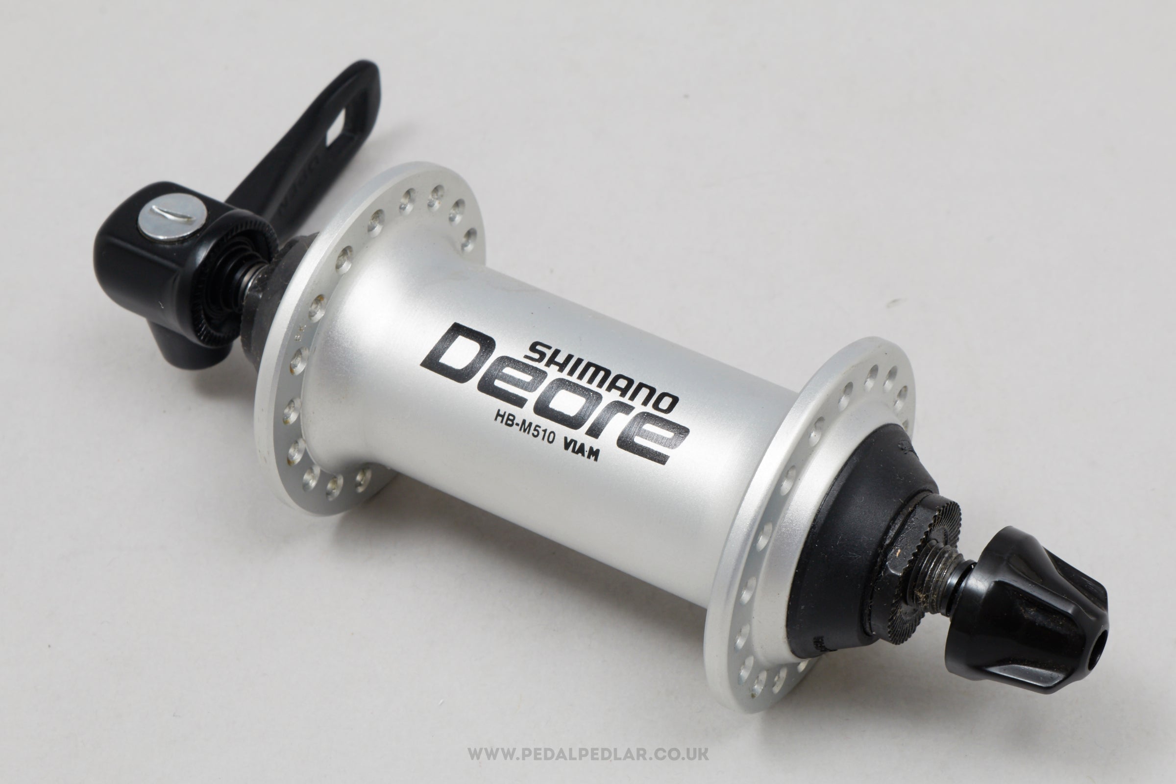 Shimano Deore (HB-M510) Silver NOS Classic 36h Front Hub - Pedal Pedlar - Buy New Old Stock Bike Parts