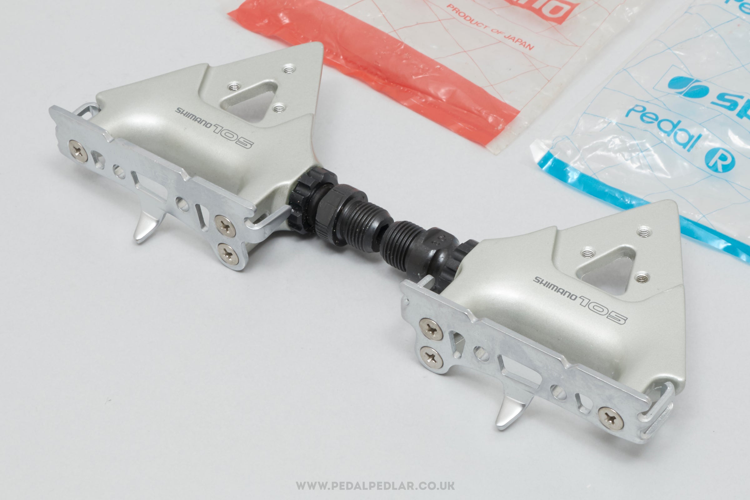 Shimano 105 (PD-1055) NOS/NIB Classic Aero Road Pedals - Pedal Pedlar - Buy New Old Stock Bike Parts