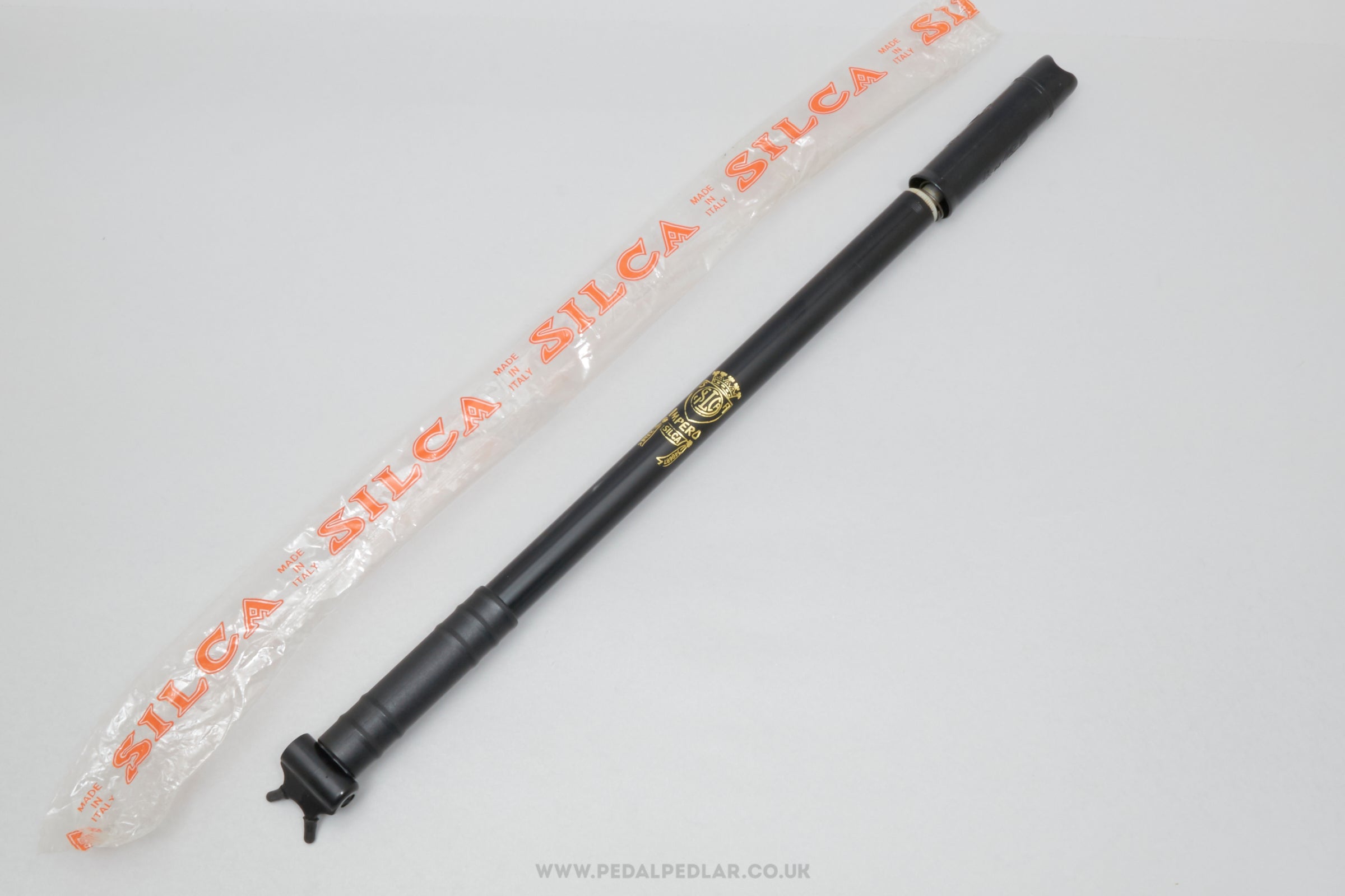 Silca Impero NOS/NIB Vintage Black 50 - 57 cm Frame Fit Bike Pump - Pedal Pedlar - Buy New Old Stock Cycle Accessories