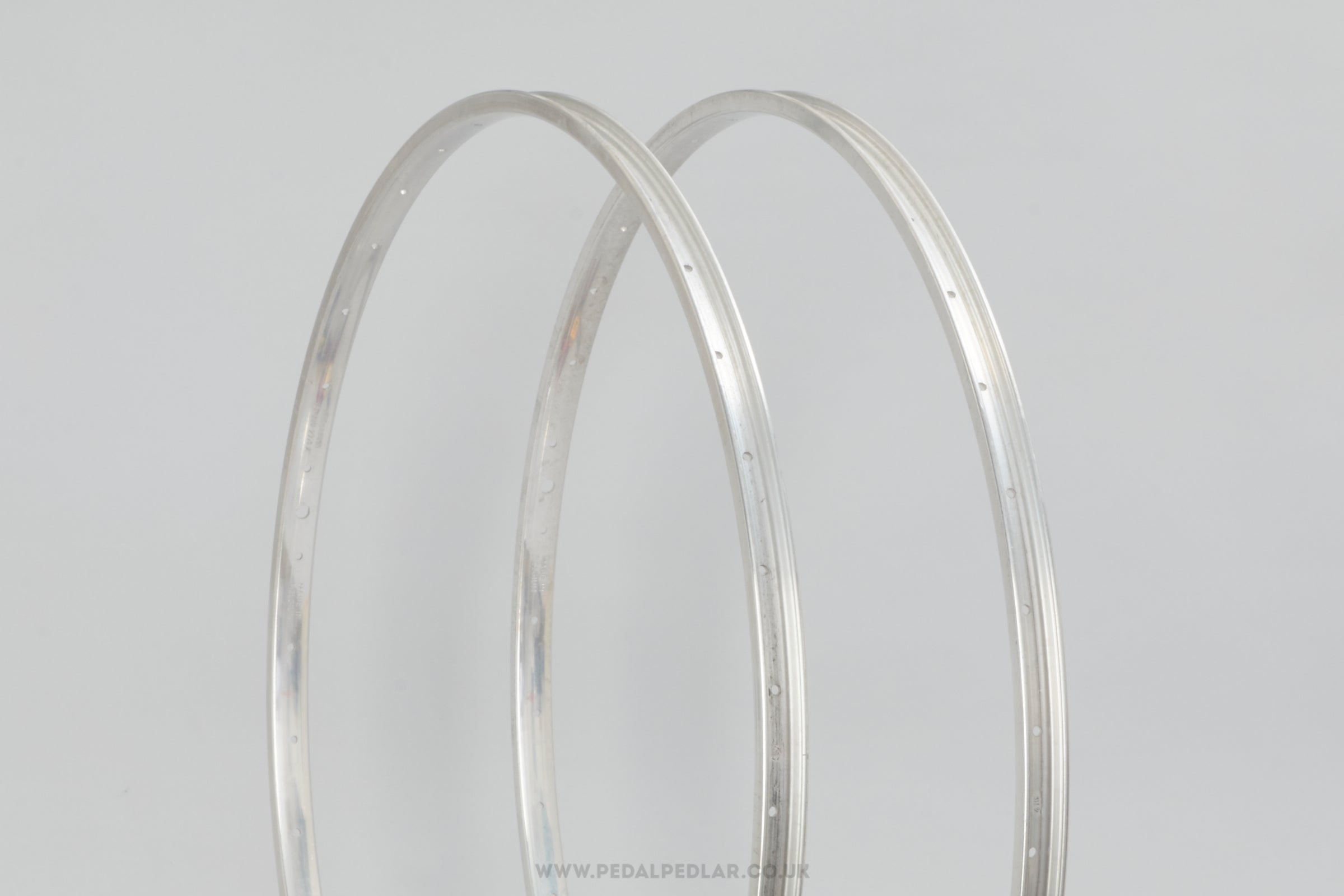 Weinmann Polished Silver NOS Vintage 36h 27" Clincher Rims - Pedal Pedlar - Buy New Old Stock Bike Parts