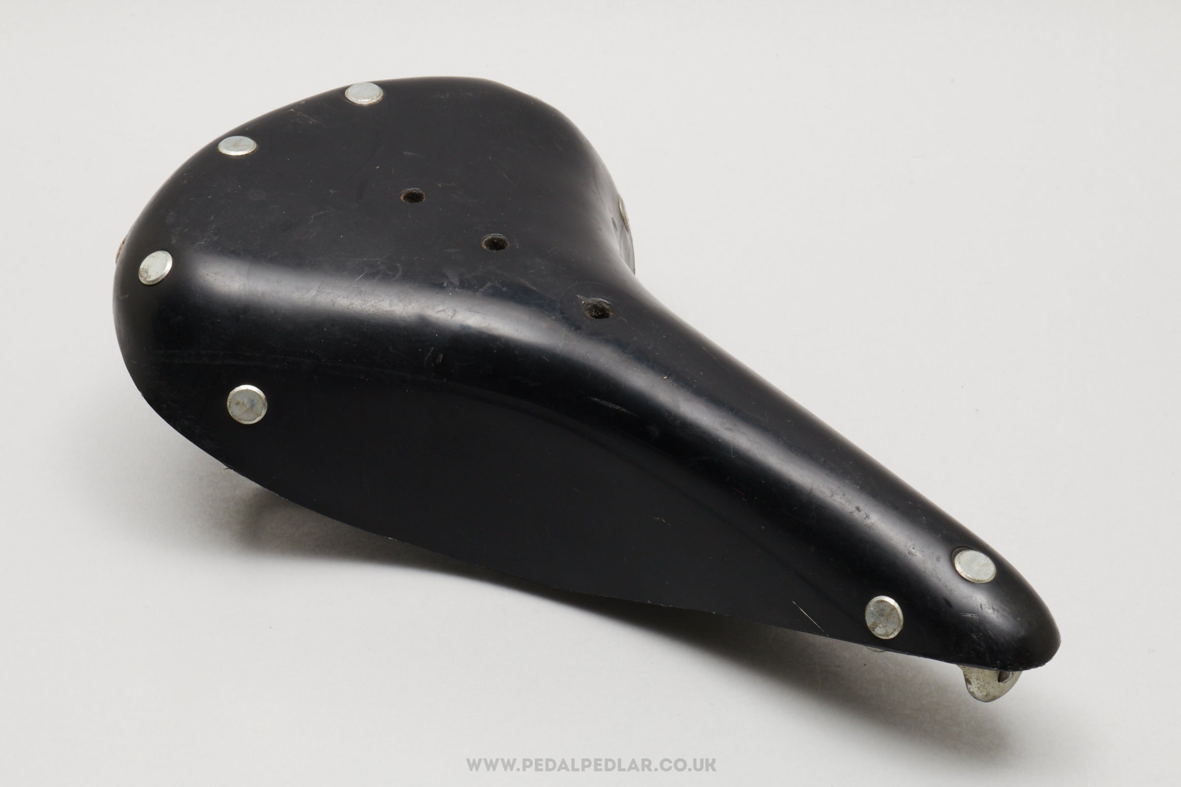 Selle San Marco GLR (B17) NOS Vintage Black Saddle - Pedal Pedlar - Buy New Old Stock Bike Parts