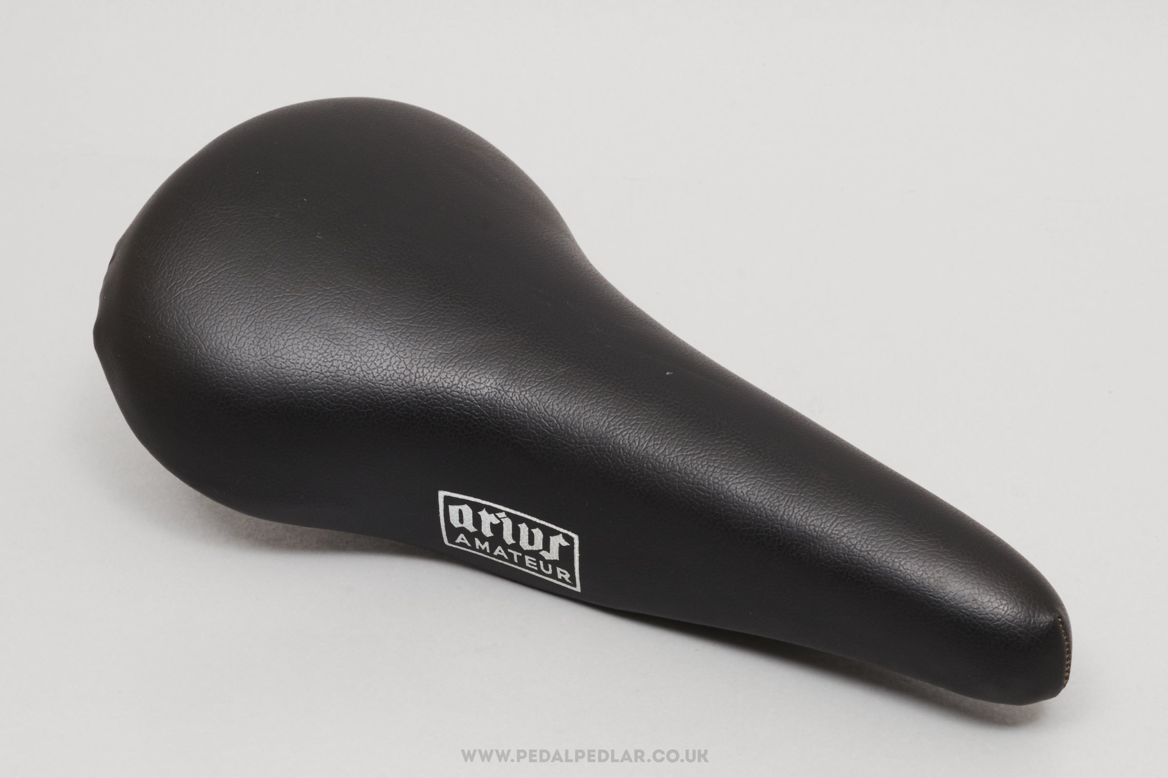 Arius Amateur NOS Vintage Black Saddle - Pedal Pedlar - Buy New Old Stock Bike Parts