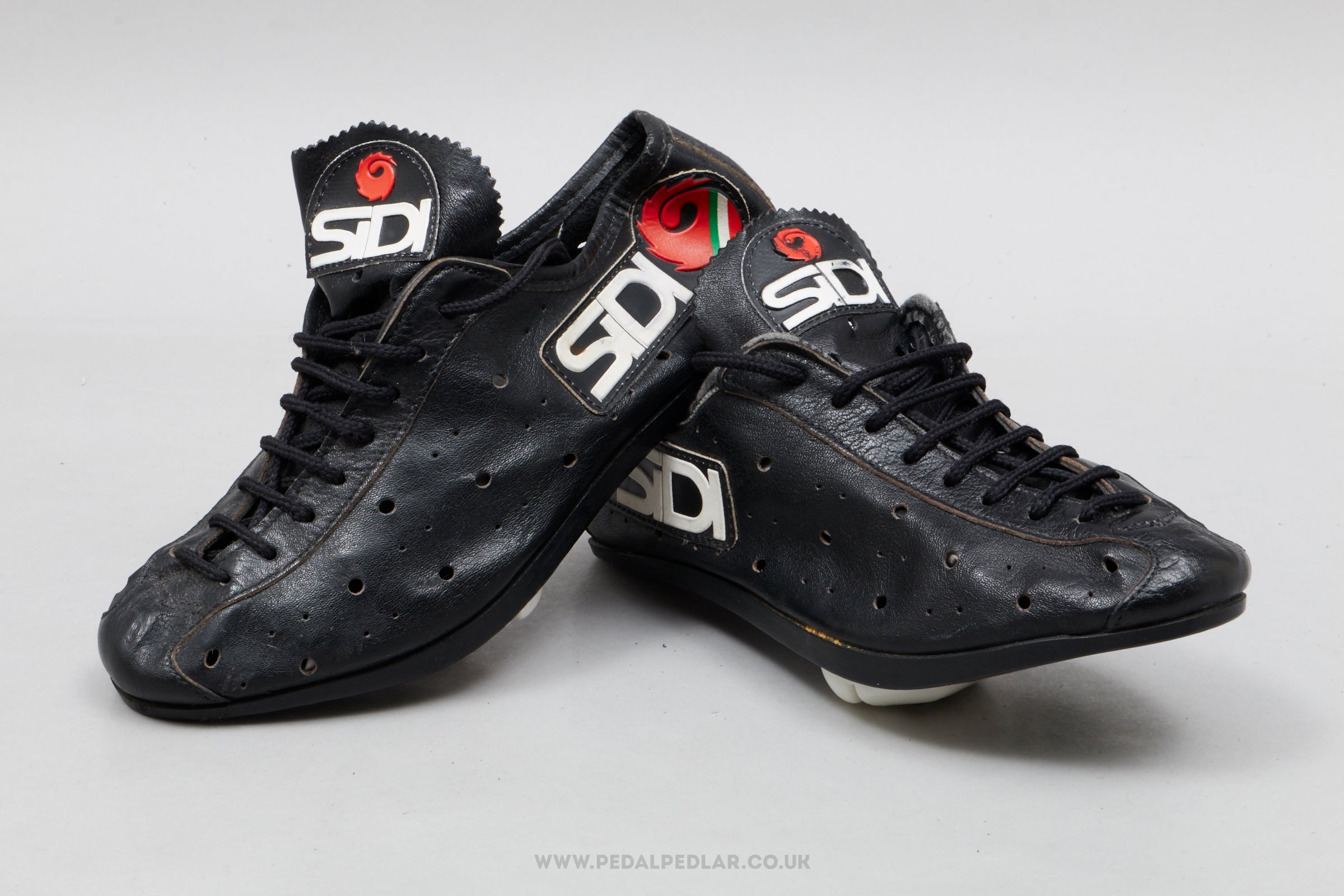 Sidi Titanium NOS Vintage Size EU 35 Leather Road Cycling Shoes - Pedal Pedlar - Buy New Old Stock Clothing