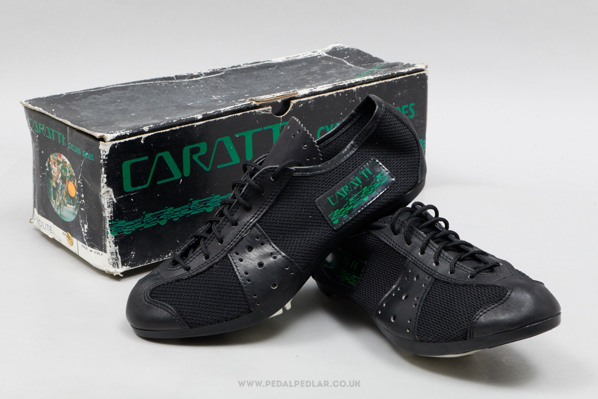 Caratti Prolite NOS/NIB Vintage Size EU 38.5 Road Cycling Shoes - Pedal Pedlar - Buy New Old Stock Clothing