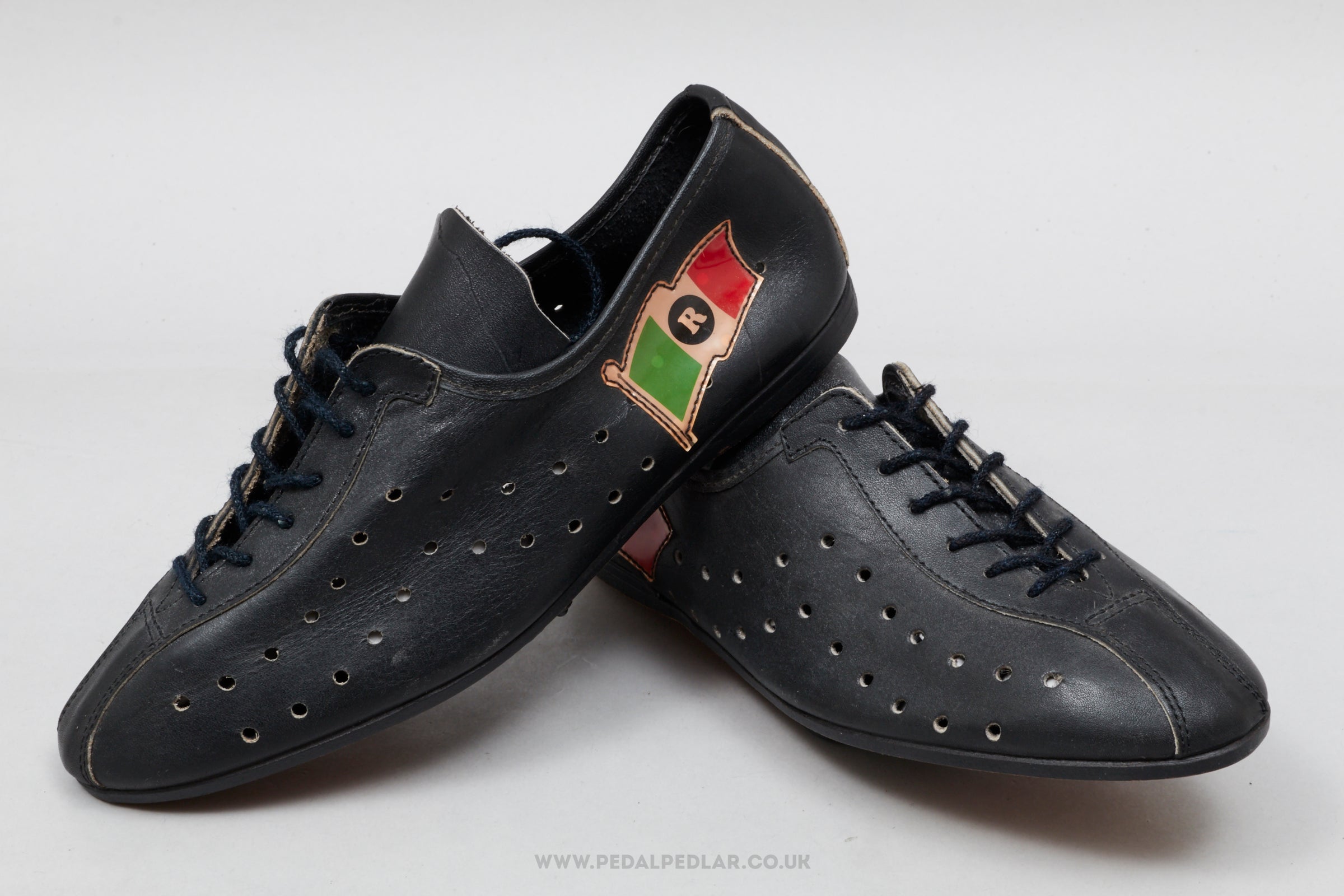 Rogelli NOS Vintage Size 6 Leather Road Cycling Shoes - Pedal Pedlar - Buy New Old Stock Clothing