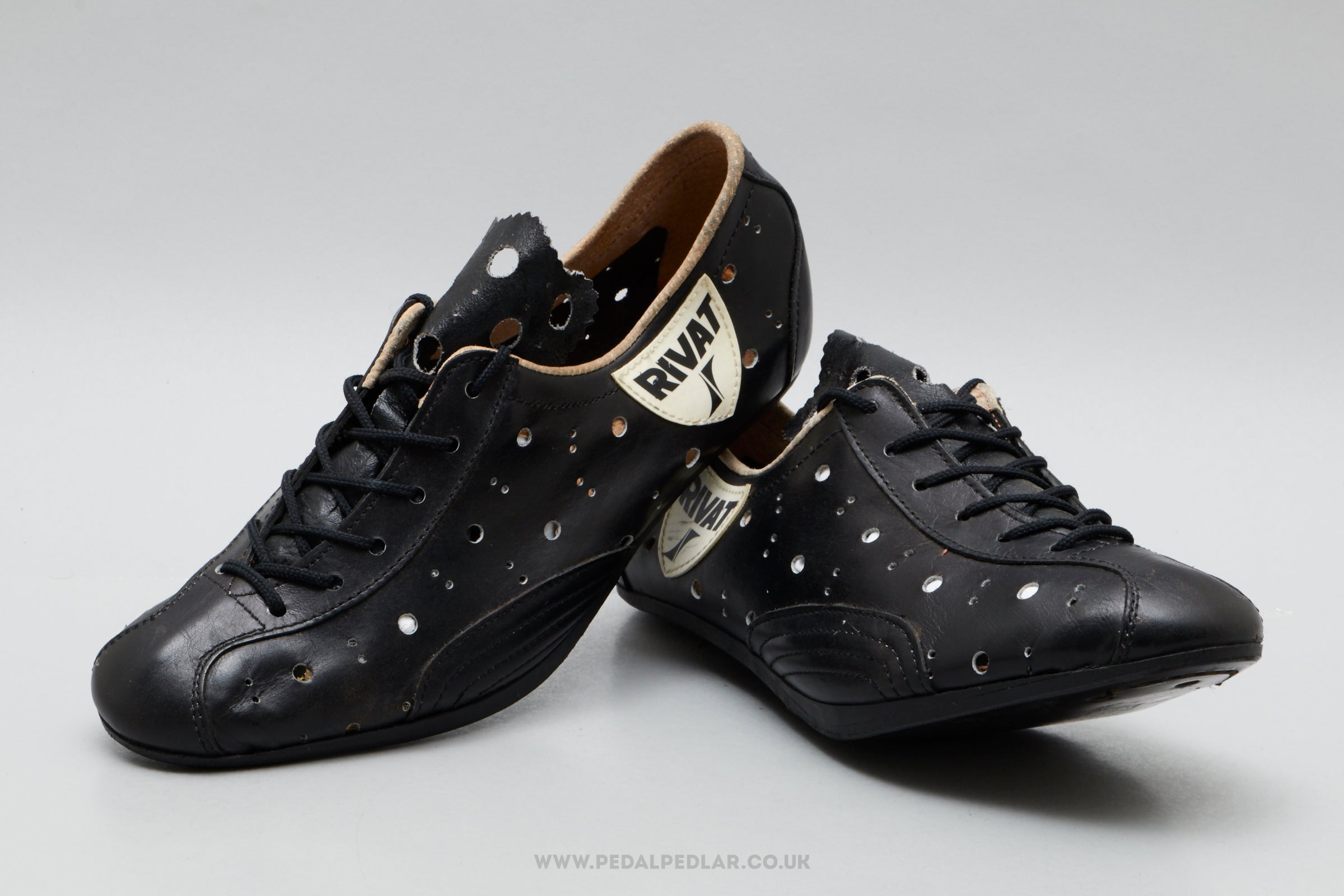 Rivat NOS Vintage Size EU 38 Leather Road Cycling Shoes - Pedal Pedlar - Buy New Old Stock Clothing